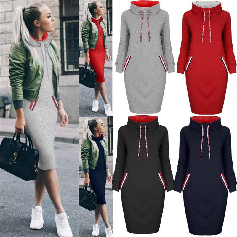 Robe Hiver à Capuche – Élégance et Confort