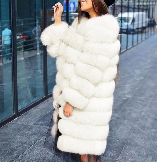 Faux Fox Fur Coat – Ethical Luxury and Elegance