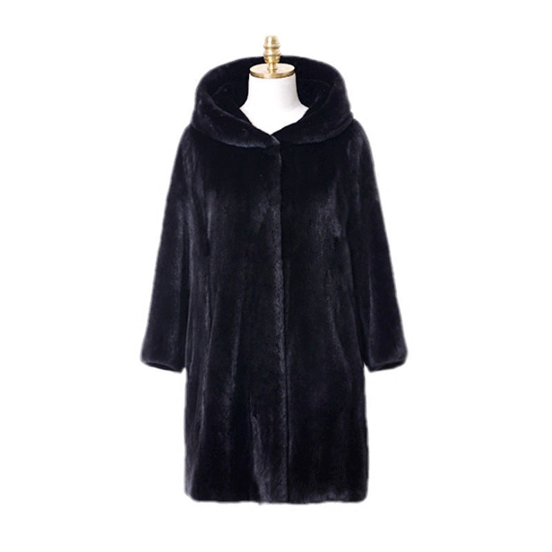 Manteau en Fausse Fourrure de Vison – Élégance et Confort Réunis