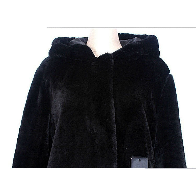 Manteau en Fausse Fourrure de Vison – Élégance et Confort Réunis