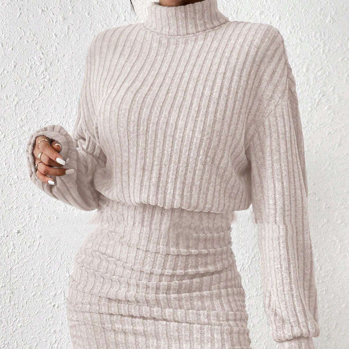 Knitted Sweater Dress – Winter Elegance and Comfort