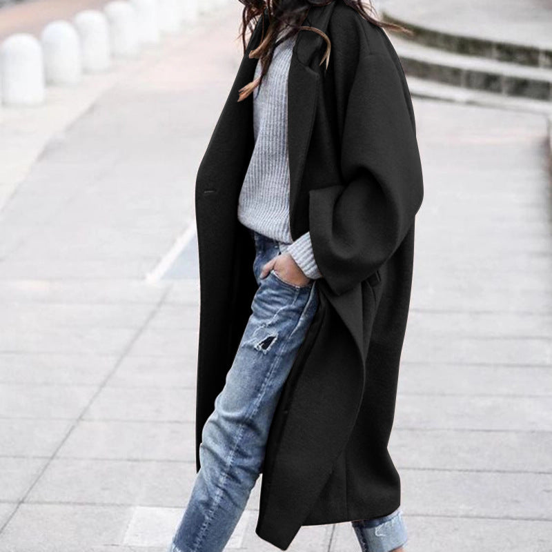 Manteau Evelyn Élégant avec Poches