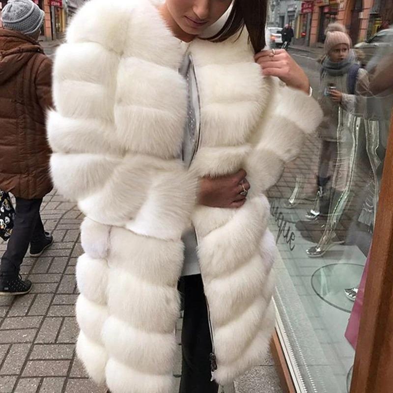 Faux Fox Fur Coat – Ethical Luxury and Elegance