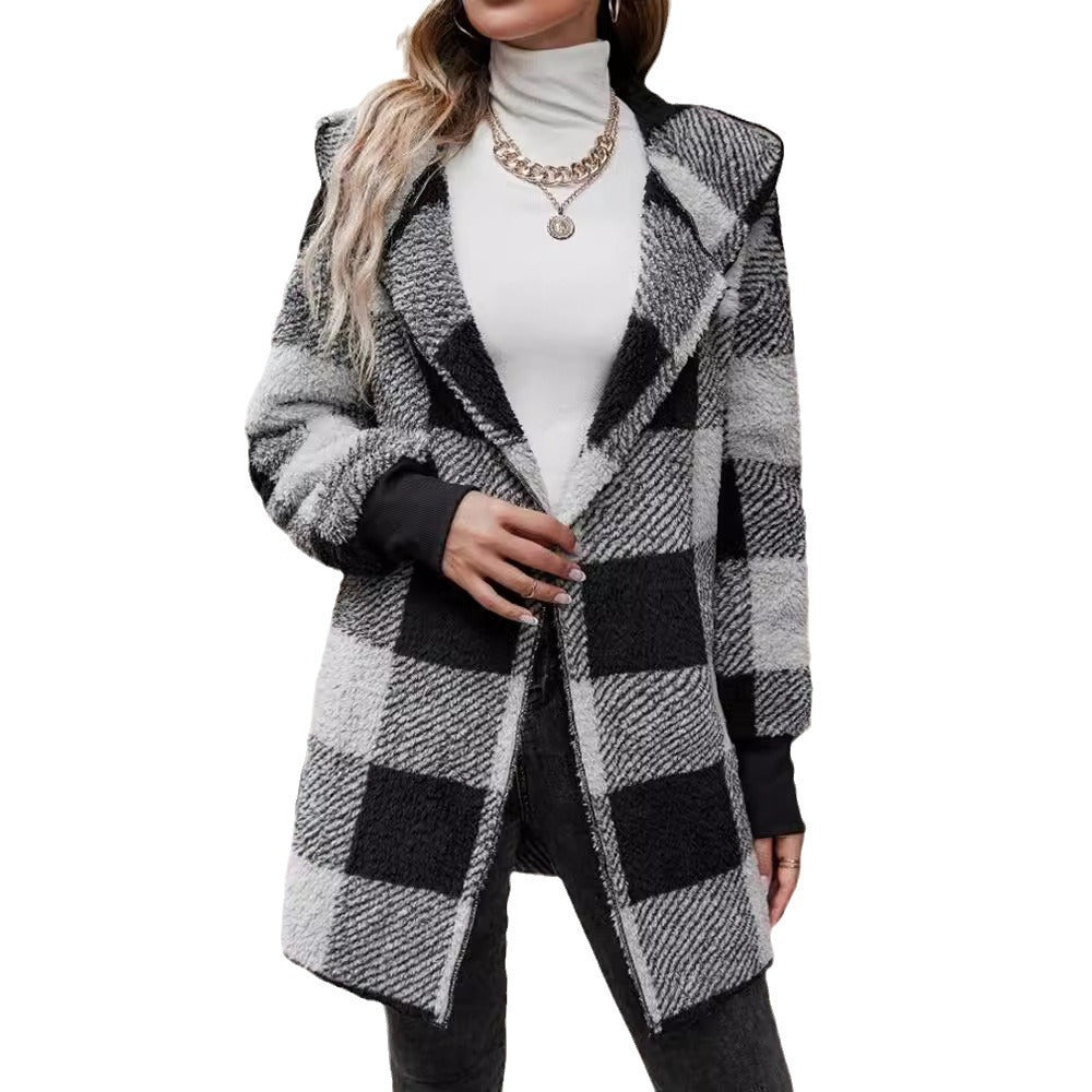 Casual Plaid Cardigan