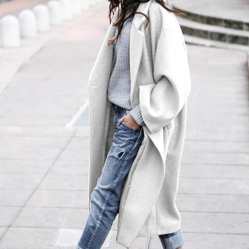 Manteau Evelyn Élégant avec Poches