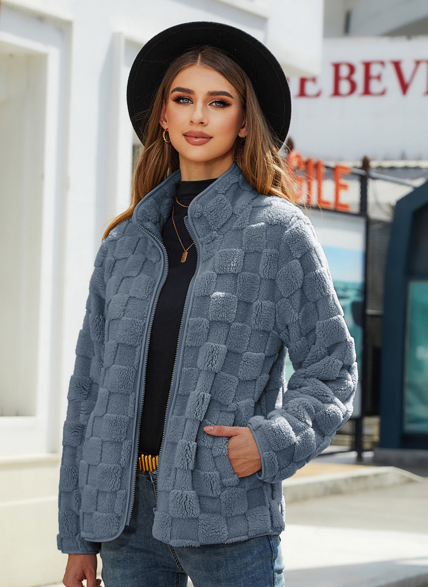 Veste En Polaire – Cardigan Zippé Hiver