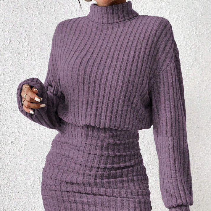 Knitted Sweater Dress – Winter Elegance and Comfort