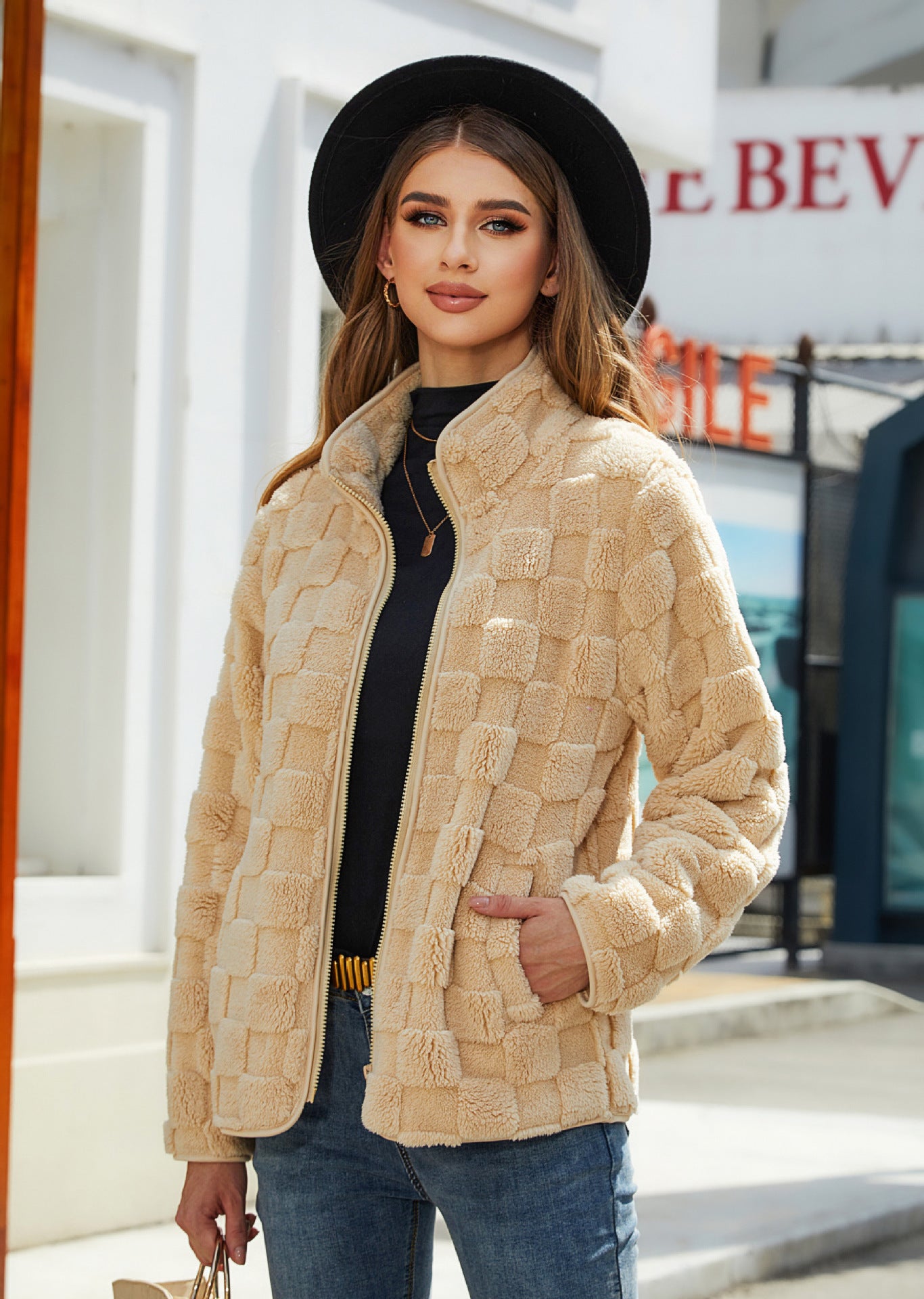 Veste En Polaire – Cardigan Zippé Hiver