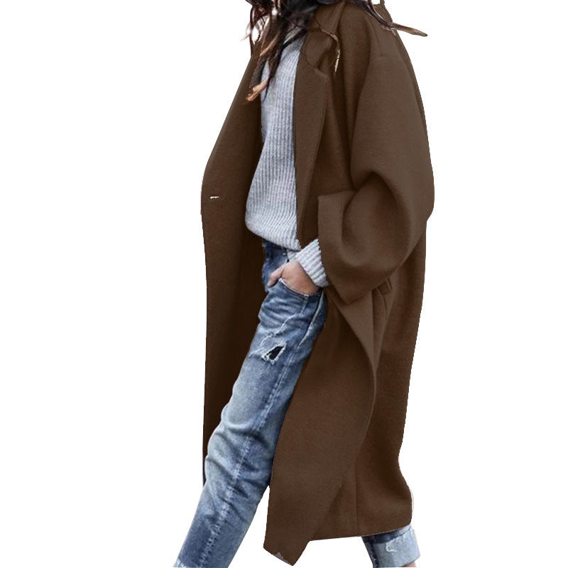 Manteau Evelyn Élégant avec Poches