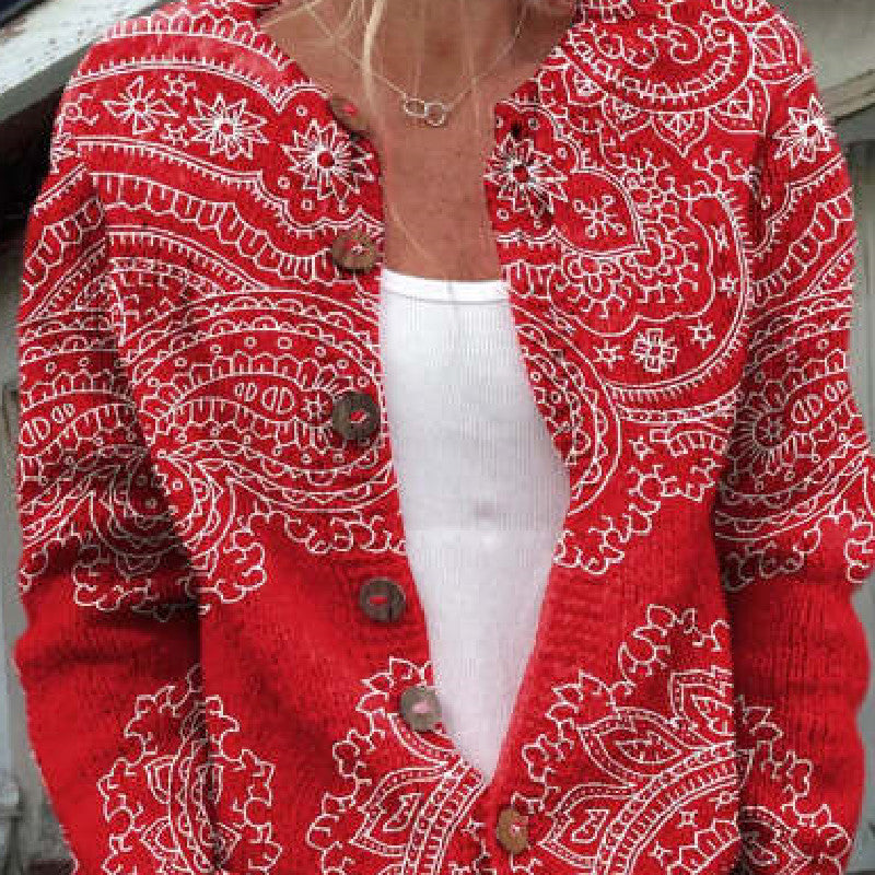 Women's Cardigan 3D Digital Printing - Elegance and Originality