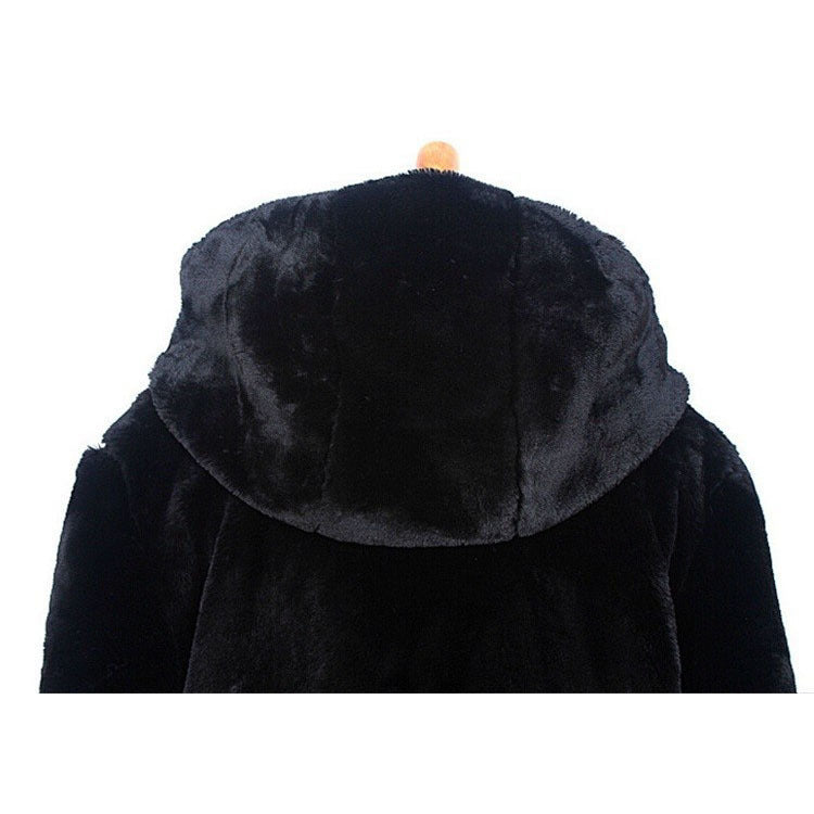 Manteau en Fausse Fourrure de Vison – Élégance et Confort Réunis