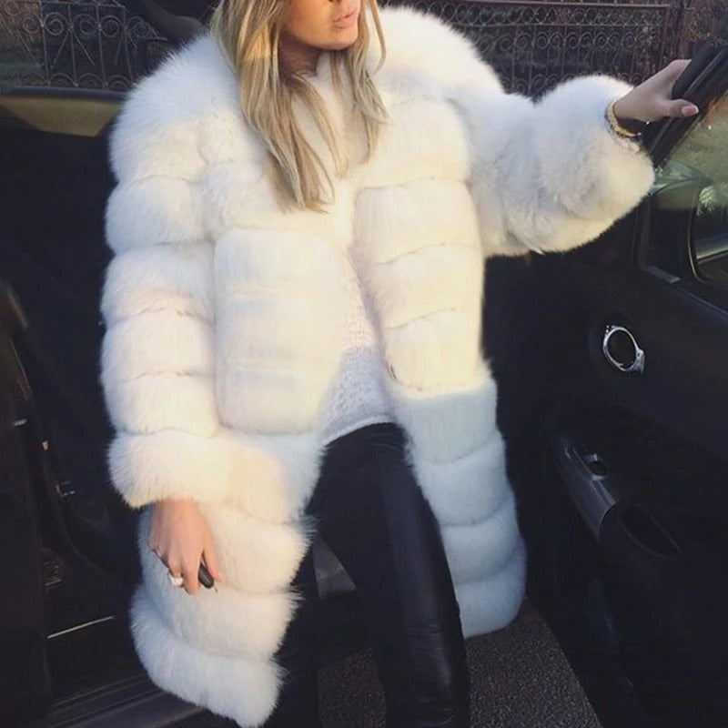 Faux Fox Fur Coat – Ethical Luxury and Elegance