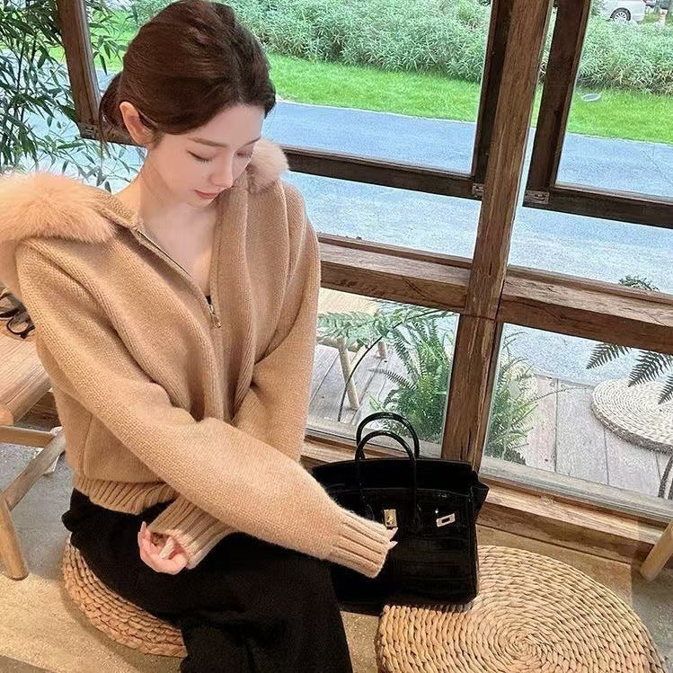 Furry – Cardigan Tricoté Luxe Élégance et Confort