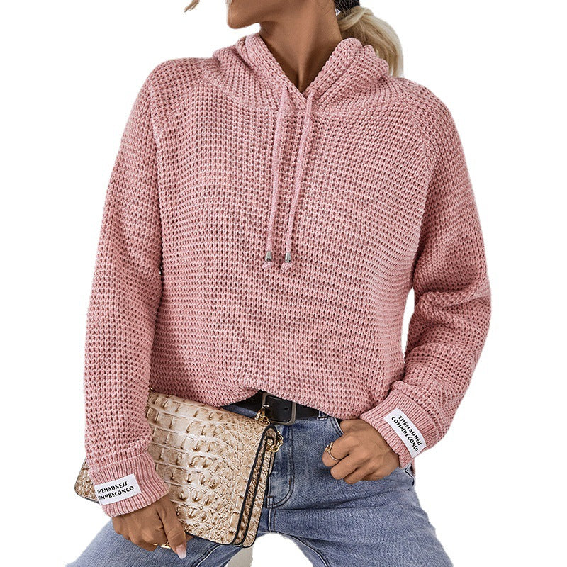 Pull Femme Tricoté Uni – Style Décontracté et Élégant