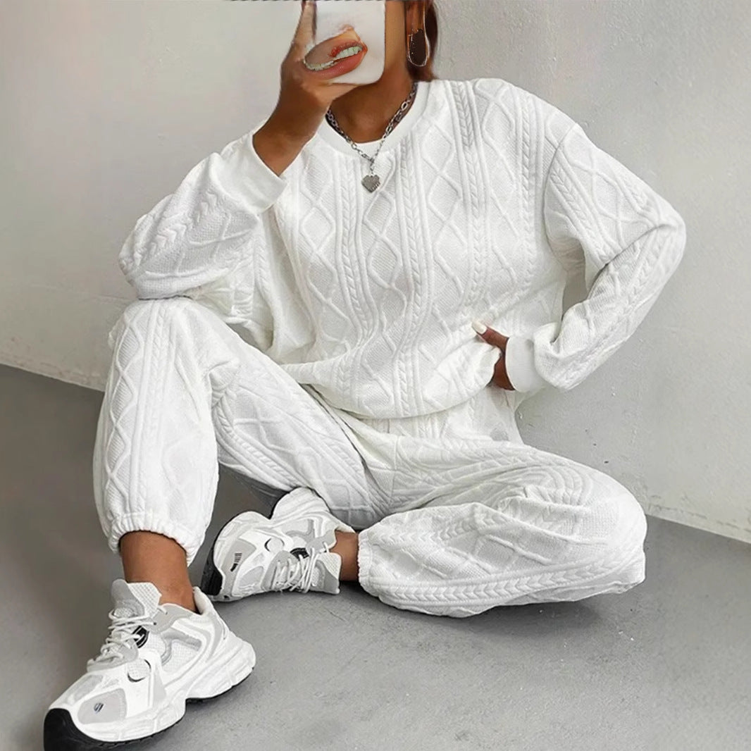 Ensemble Jacquard Décontracté