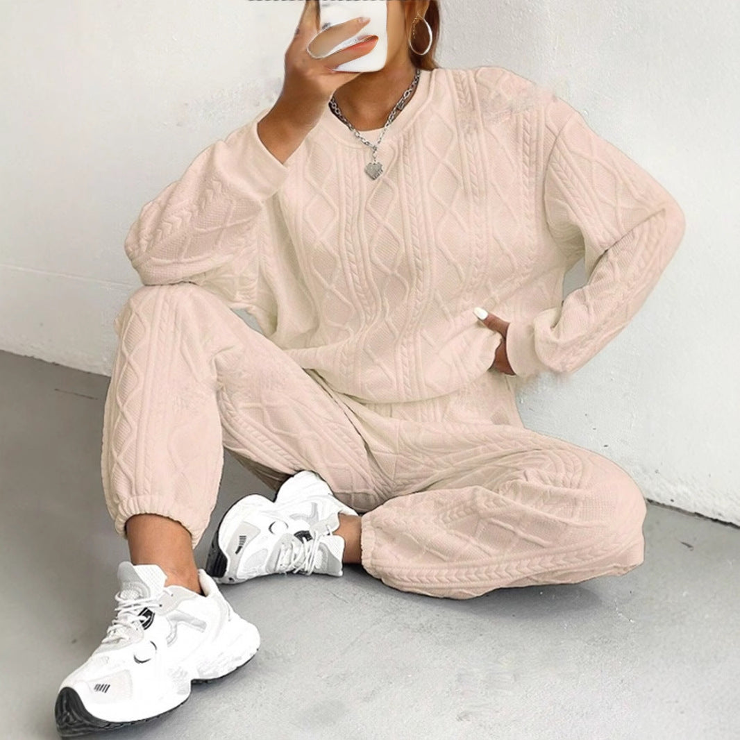 Ensemble Jacquard Décontracté