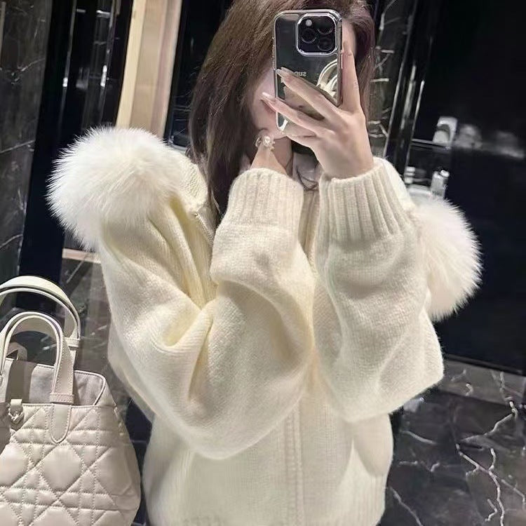 Furry – Cardigan Tricoté Luxe Élégance et Confort