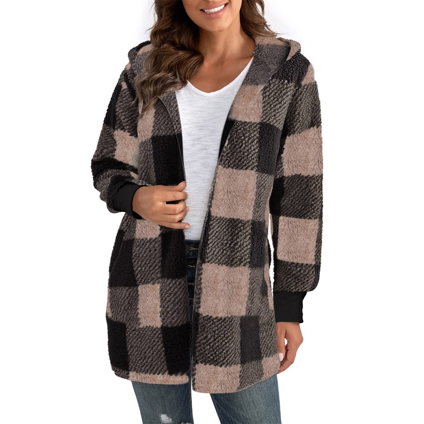 Casual Plaid Cardigan