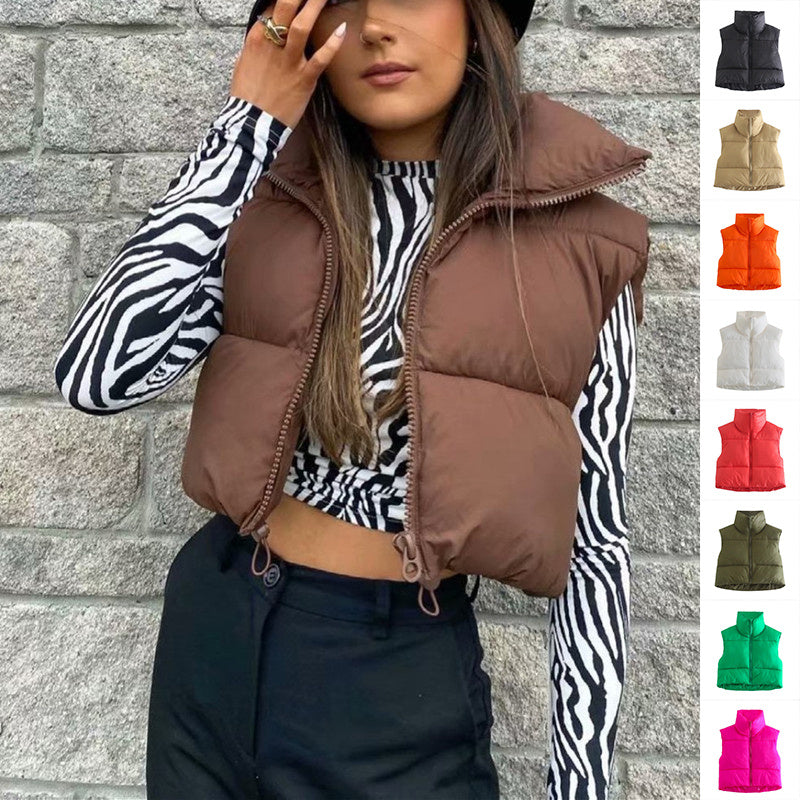 Veste Courte d’Hiver Sans Manches – Élégance et Style Britannique