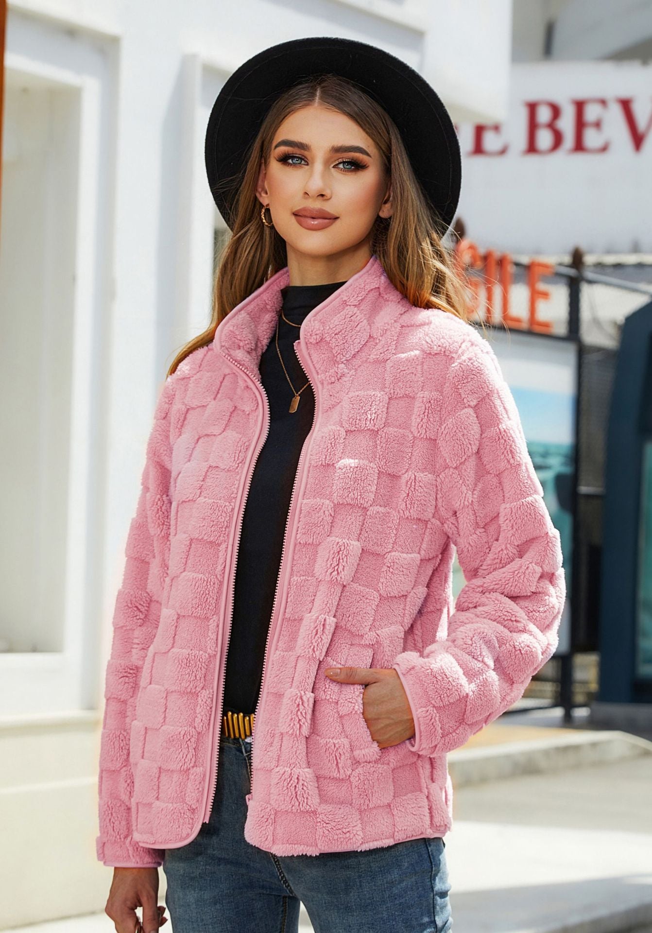 Veste En Polaire – Cardigan Zippé Hiver