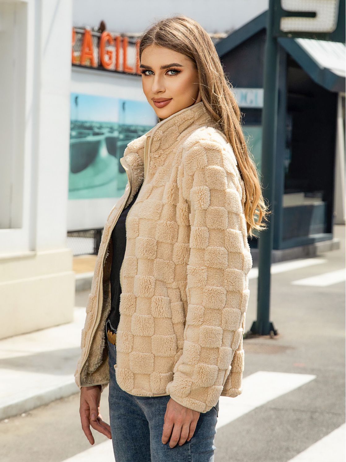 Veste En Polaire – Cardigan Zippé Hiver