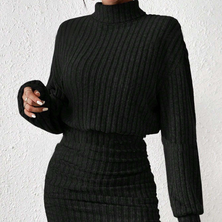 Knitted Sweater Dress – Winter Elegance and Comfort