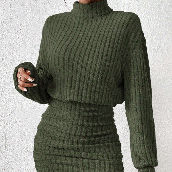 Knitted Sweater Dress – Winter Elegance and Comfort