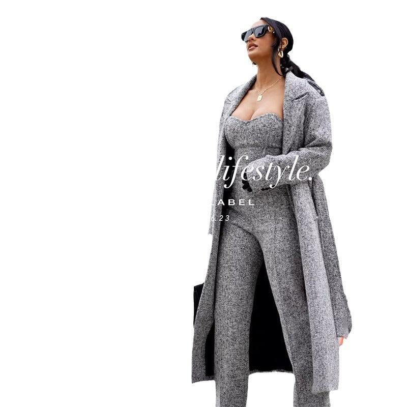 Manteau Long Douillet - Élégance et Chaleur Hivernale