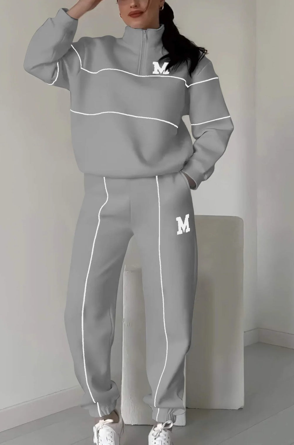 Ensemble Sweatshirt et Jogging Confort Décontracté
