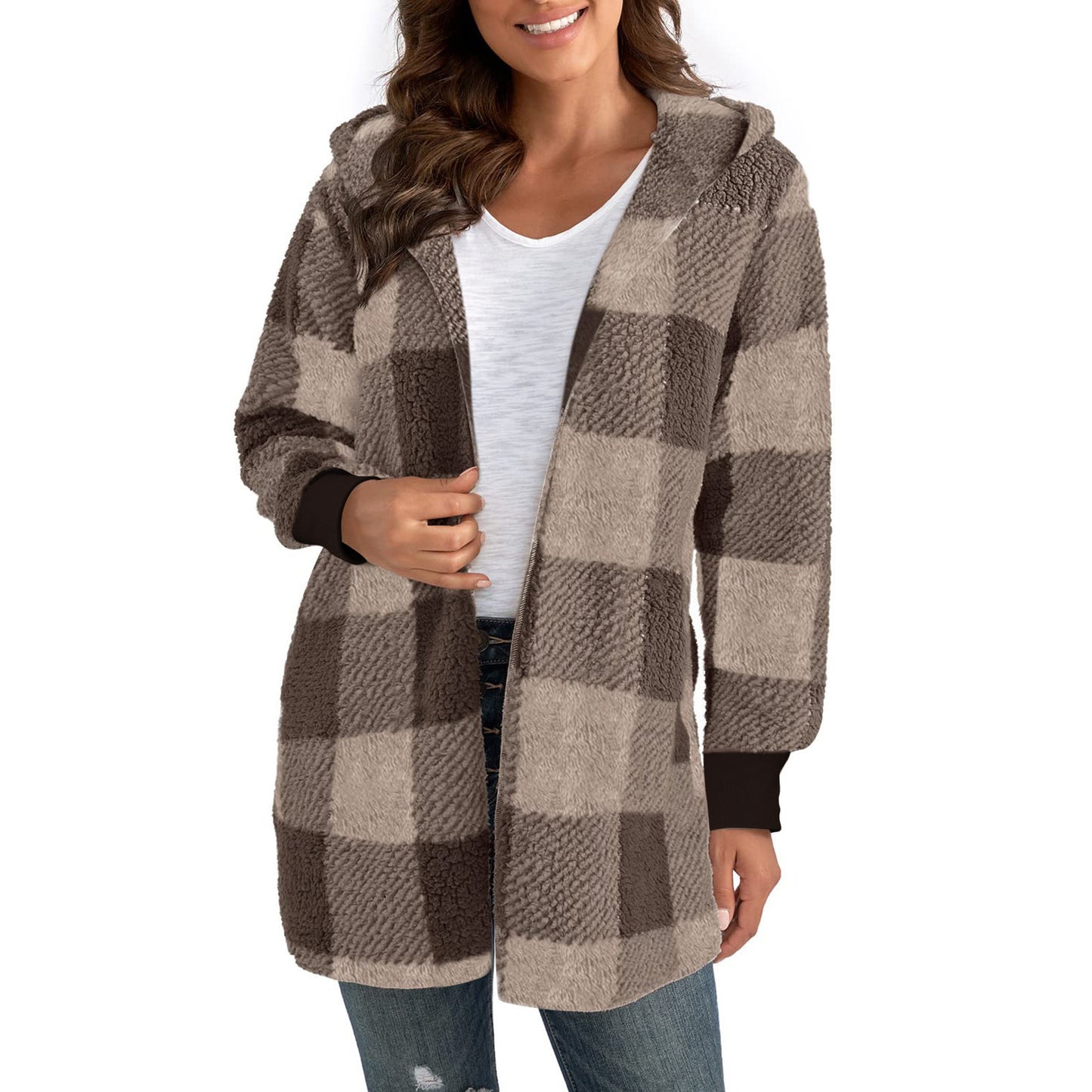 Casual Plaid Cardigan