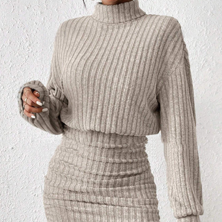 Knitted Sweater Dress – Winter Elegance and Comfort