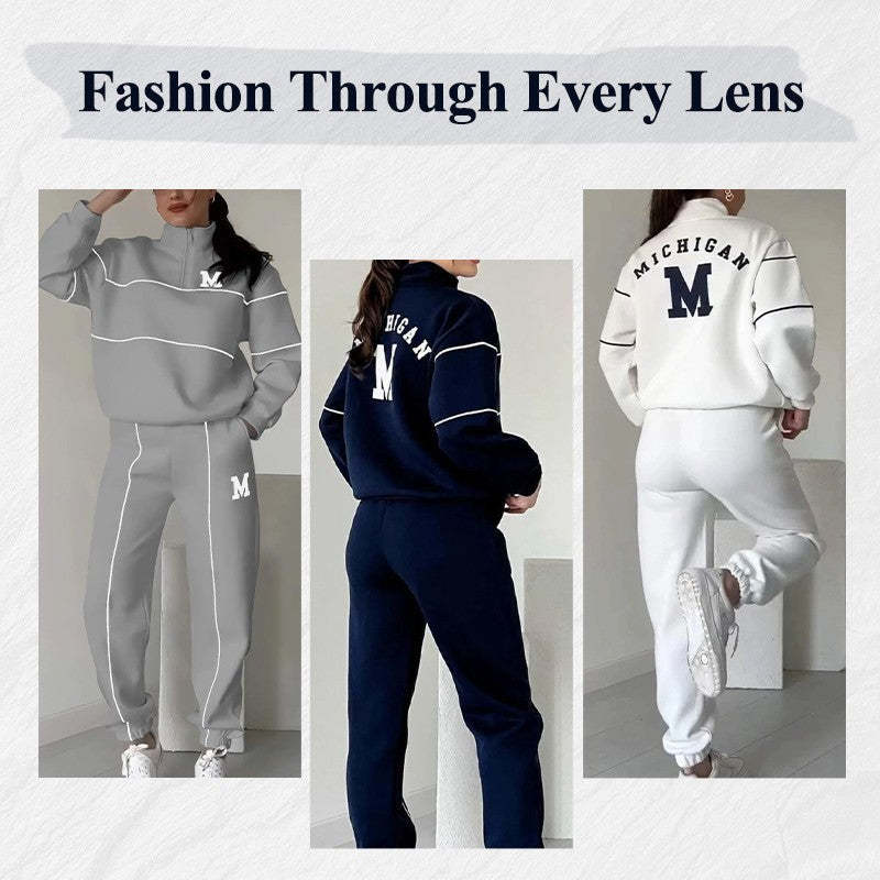 Ensemble Sweatshirt et Jogging Confort Décontracté