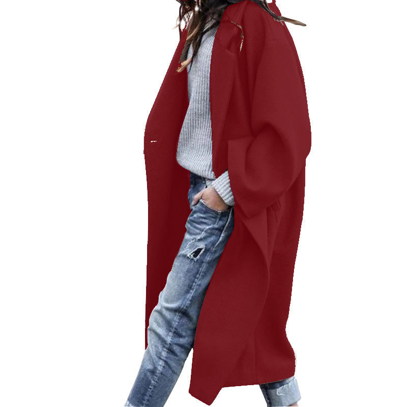 Manteau Evelyn Élégant avec Poches