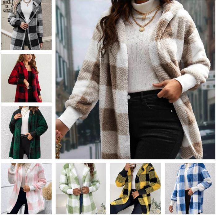 Casual Plaid Cardigan