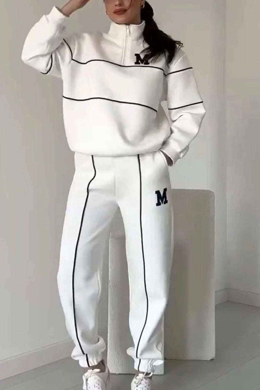 Ensemble Sweatshirt et Jogging Confort Décontracté