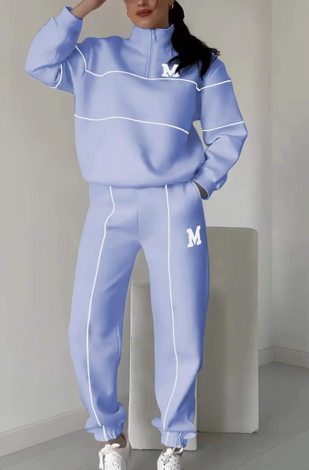 Ensemble Sweatshirt et Jogging Confort Décontracté