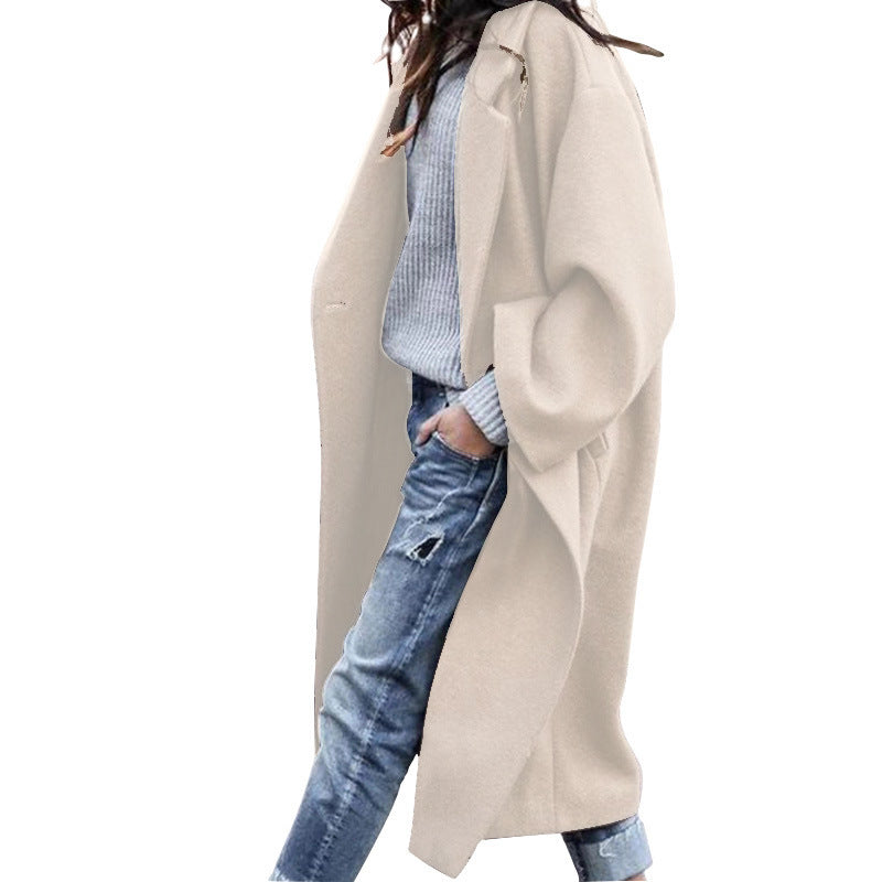 Manteau Evelyn Élégant avec Poches