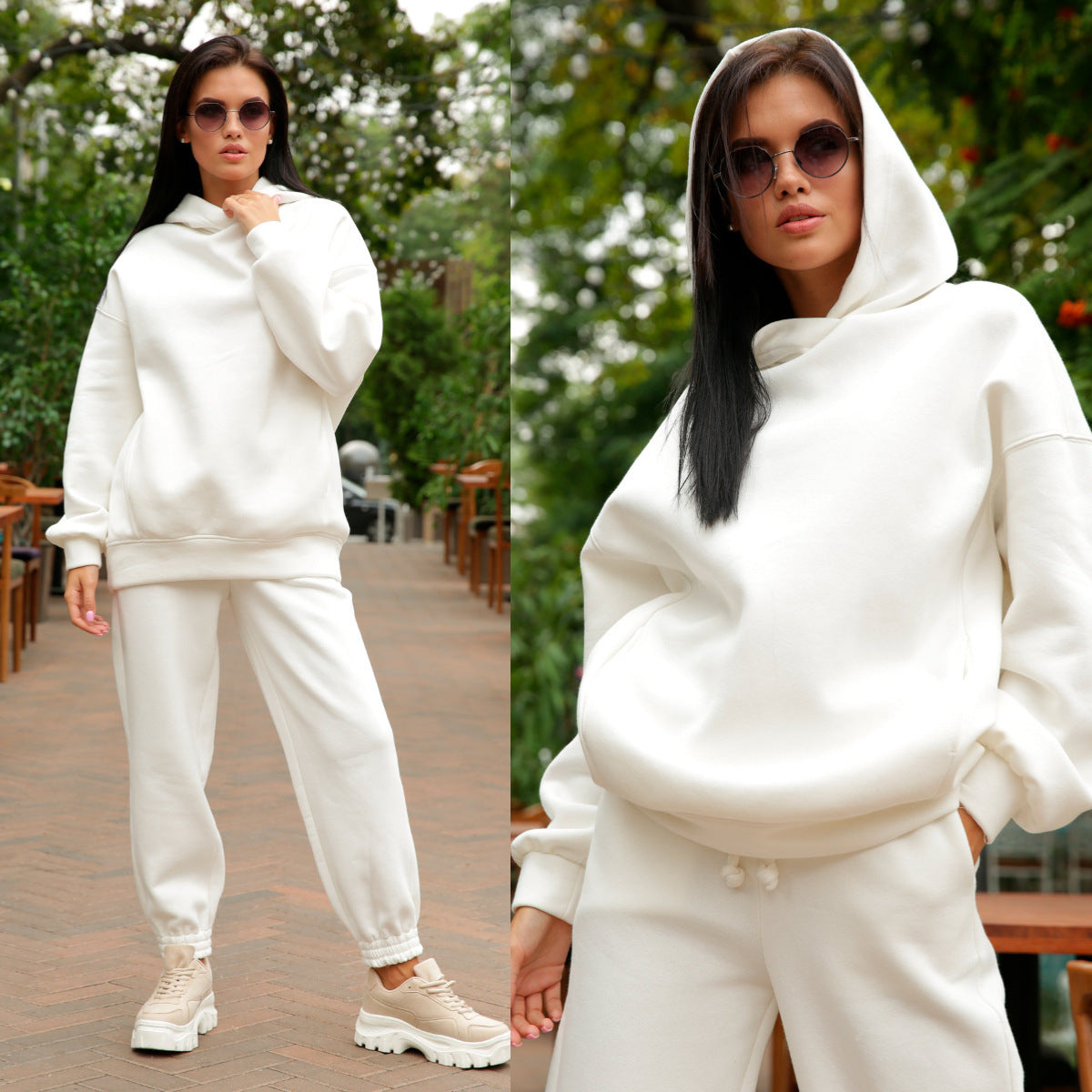 Ensemble Hoodie Décontracté Chic