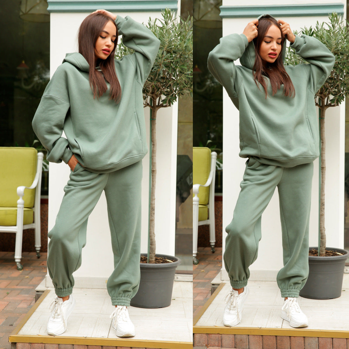 Ensemble Hoodie Décontracté Chic