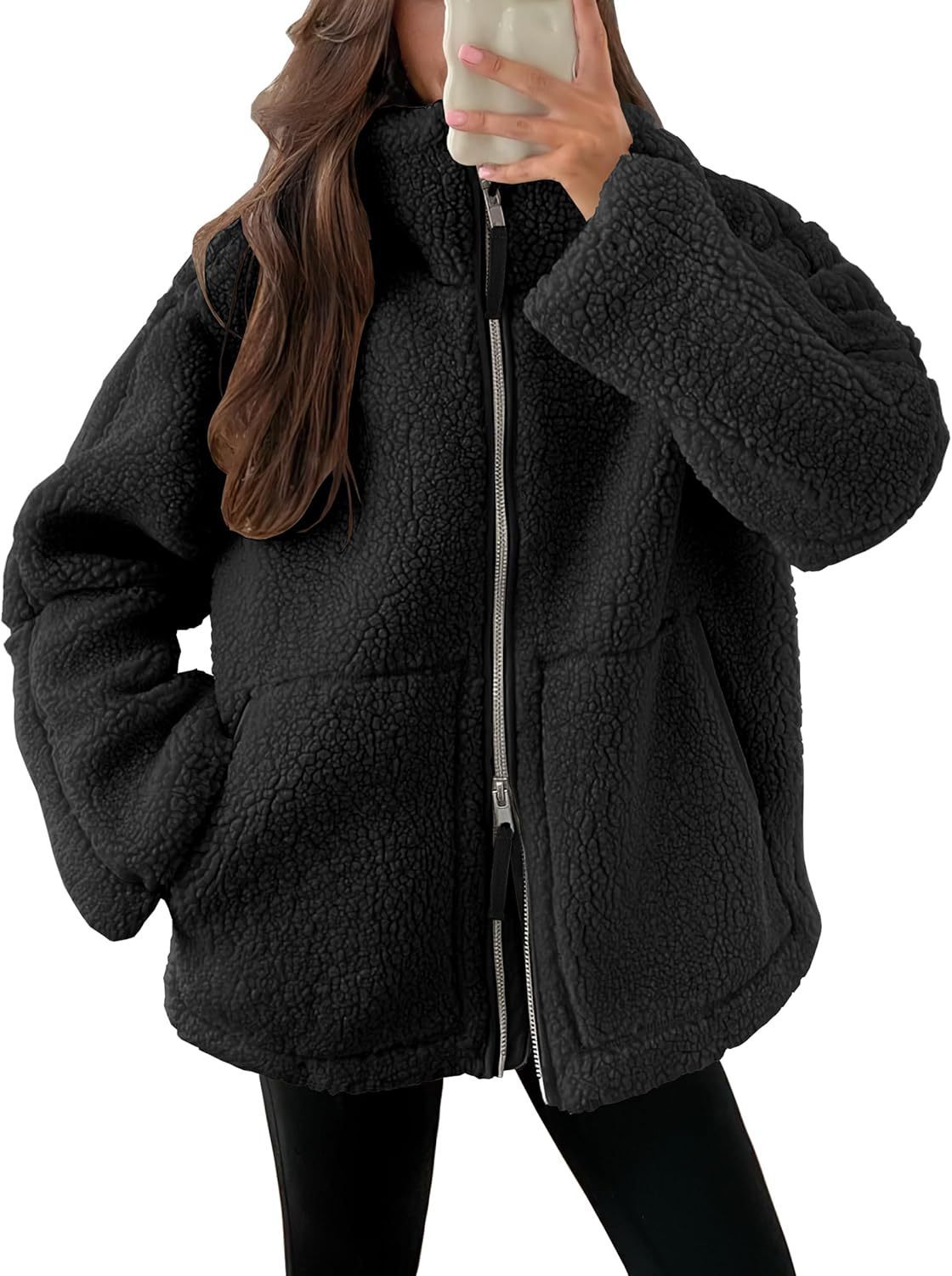 Veste Zip-Up  en Laine Mélangée – Élégance et Confort pour l’Hiver