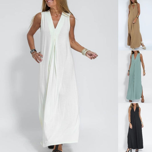 Élise - Robe Longue & Cardigan Flottant