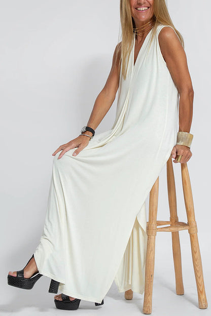 Élise - Robe Longue & Cardigan Flottant