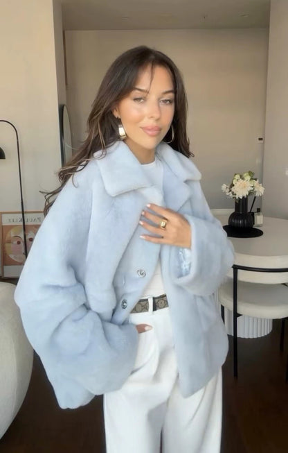 Veste Furry Décontracté– Élégance et Confort