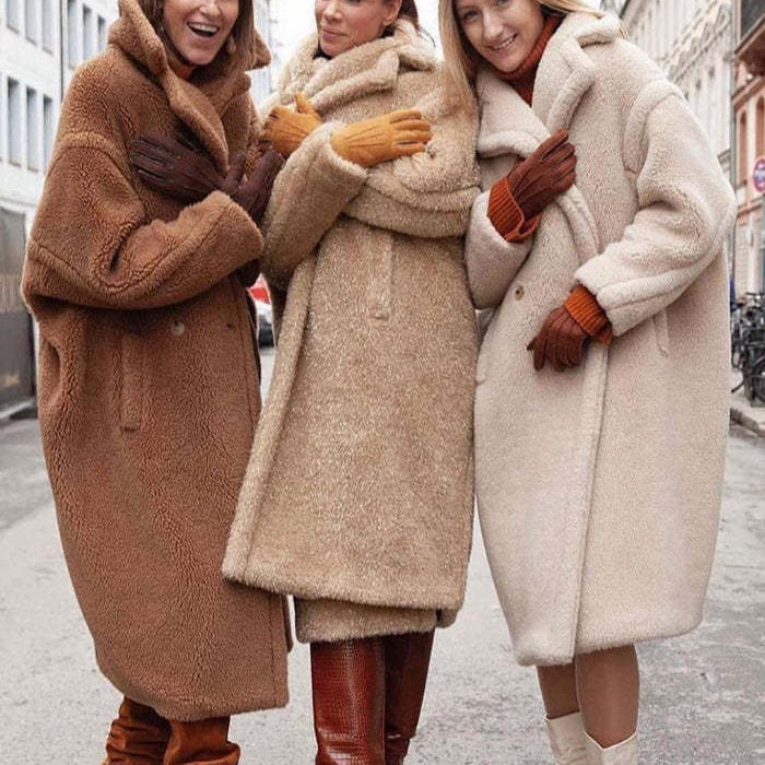 Manteau Glamour en Fourrure - Élégance et Chaleur