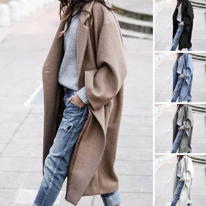 Manteau Evelyn Élégant avec Poches