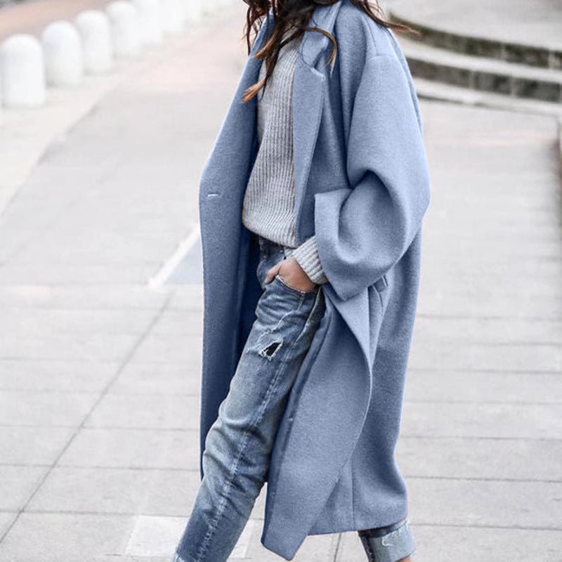 Manteau Evelyn Élégant avec Poches