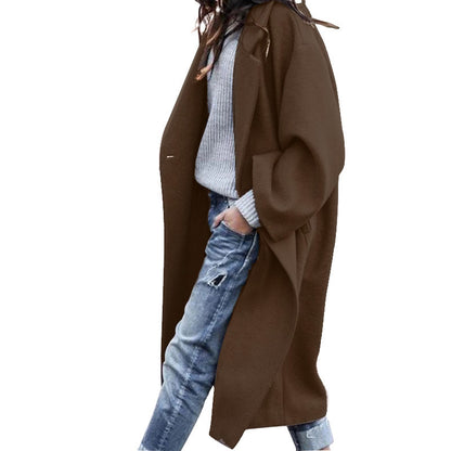 Manteau Evelyn Élégant avec Poches