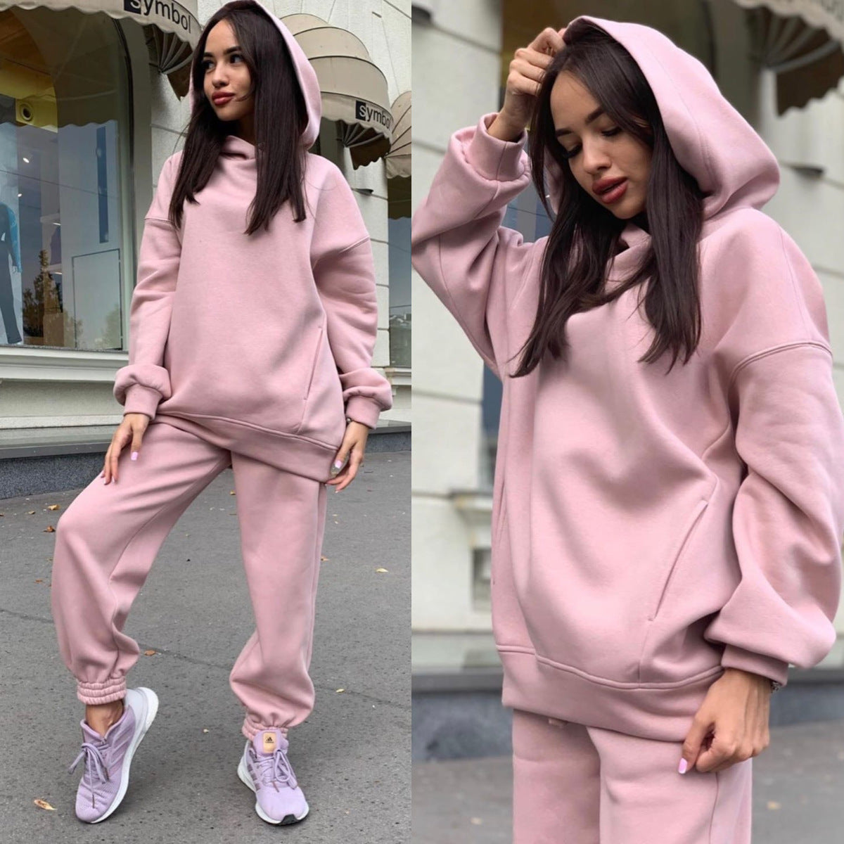Ensemble Hoodie Décontracté Chic