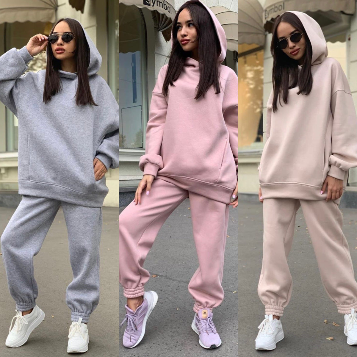 Ensemble Hoodie Décontracté Chic