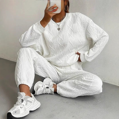 Ensemble Jacquard Décontracté